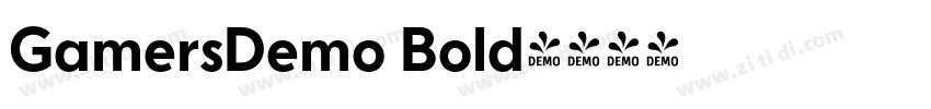GamersDemo Bold字体转换